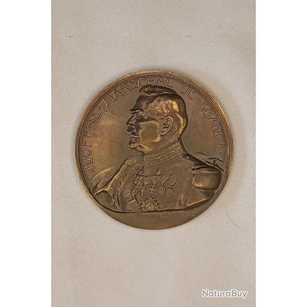 M�daille bronze Mar�chal JOFFRE 14/18 WW1