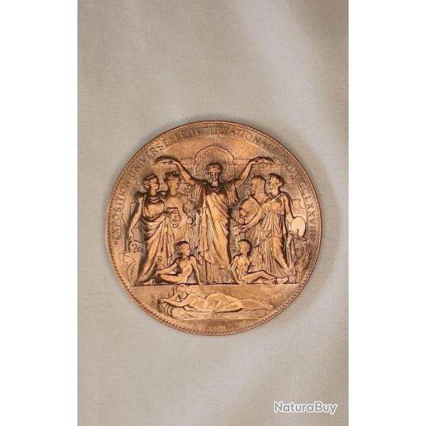M�daille souvenir Exposition Universelle International 1878