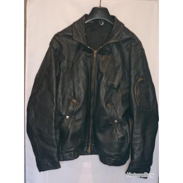 Blouson cuir Pilote Arm�e de l'Air vintage