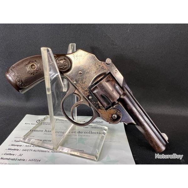 IVER JOHNSON HAMMERLESS cal 32sw short