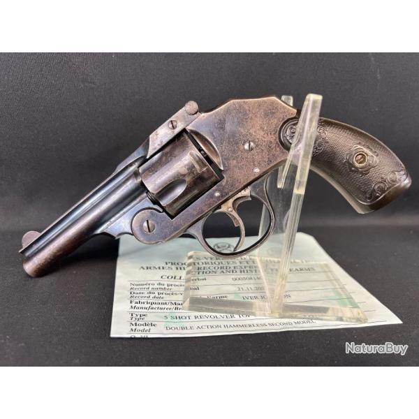 IVER & JOHNSON HAMMERLESS 2nd MOD�LE cal 38sw