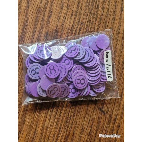 100 Cartons de fermeture n8, cal 16