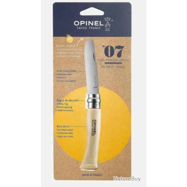 COUTEAU OPINEL BOUT ROND N�07 (010176)