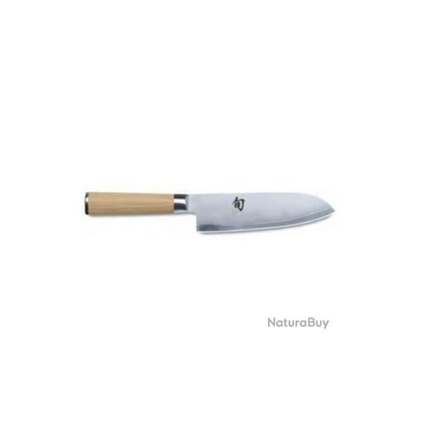 Kai DM-0702W Santoku Shun Classic White lame de 18 cm