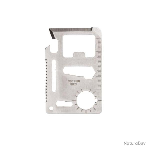 Carte multifonction de survie avec �tui Clear