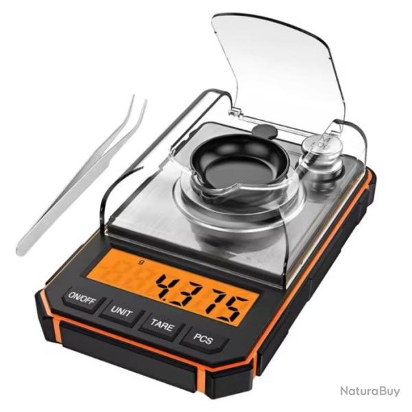 BALANCE DIGITALE POUR RECHARGEMENT DE MUNITIONS 20g PR�CISION 0,001g ORANGE - LIVRAISON GRATUITE