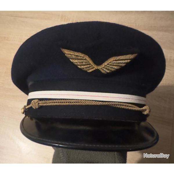 Casquette adjudant arm�e de l'air fran�aise �poque Indochine