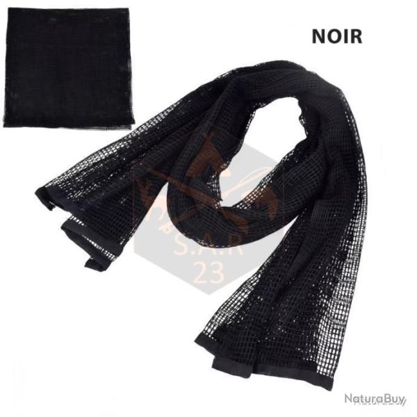 FOULARD CAMOUFLAGE POUR LA P�CHE XXL 190x90cm NOIR - LIVRAISON GRATUITE