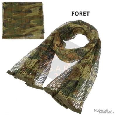 Lot De 10 écharpes Filet Camouflage Woodland – 190x90 Cm – Airsoft Paintball – NEUF