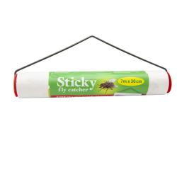 Bande attrape-mouches collante Sticky, 7m x 30cm