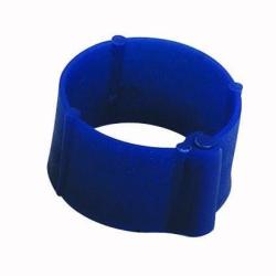 25 Bagues &agrave; clips Bleue 8mm