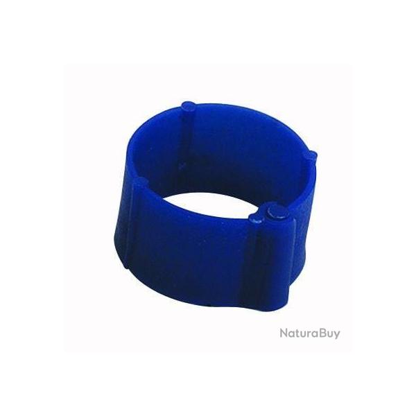 25 Bagues � clips Bleue 8mm