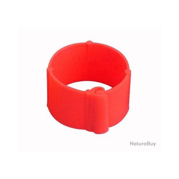 25 Bagues � clips Orange � 12 mm