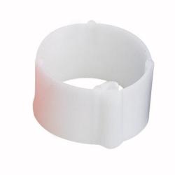 Bague blanche &agrave; clips 8 mm par 100