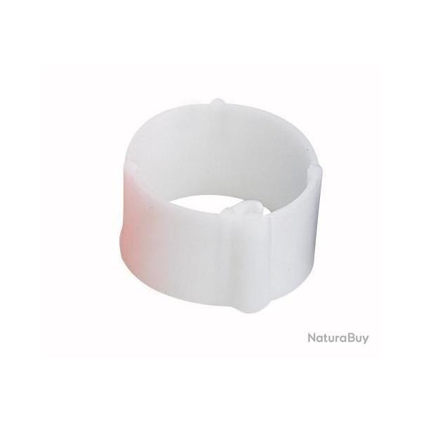 Bague blanche � clips 8 mm par 100