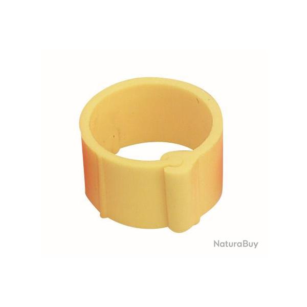 Bague jaune � clips 8 mm par 100