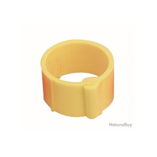 Bague jaune � clips 12 mm par 100