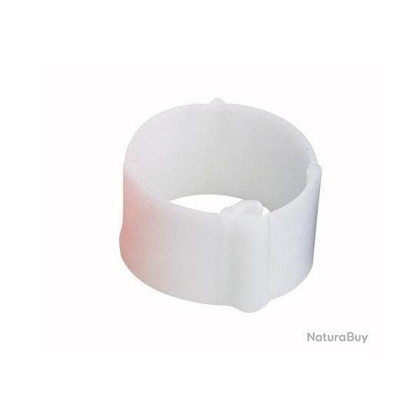 Bague blanche � clips 16 mm par 100
