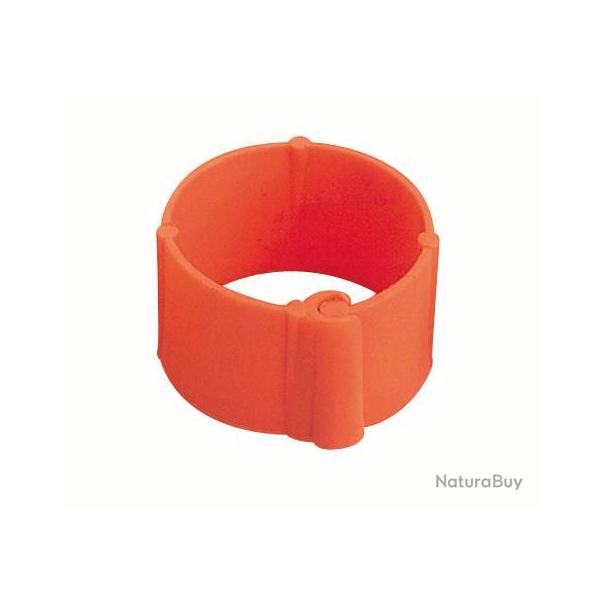 Bague orange � clips 16 mm par 100