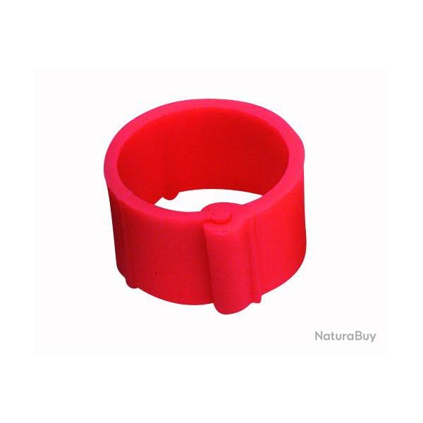 Bague rouge � clips 20 mm par 50