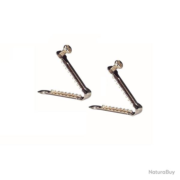 2 pinces � ailes en m�tal