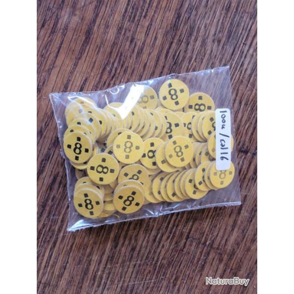 100 Cartons de fermeture n�8, cal 16  (B)