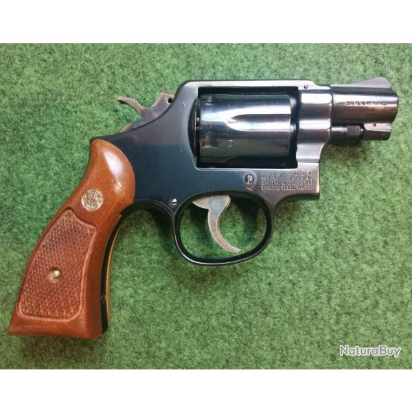 Revolver SMITH & WESSON mod. 10 - Calibre 38 sp�cial - 2" - Dans sa boite d'origine (Occasion tr�s b