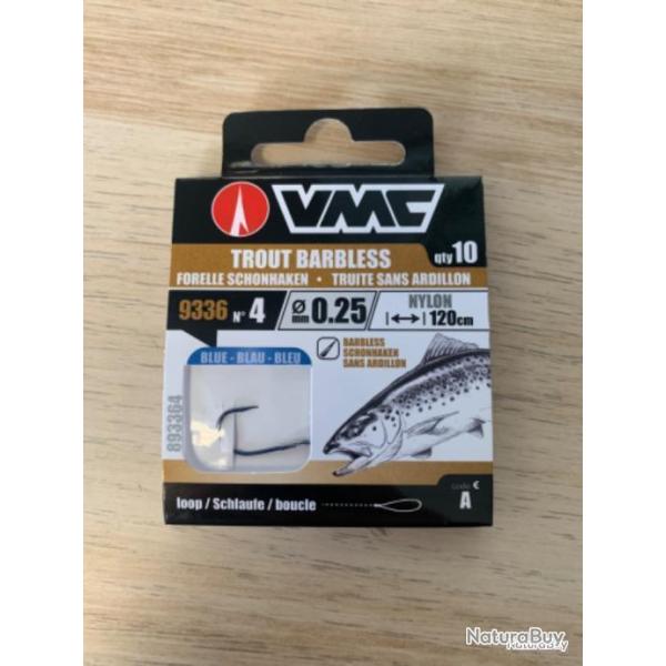 Hame�ons mont�s VMC Trout Barbless 9336 n4