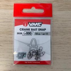 Agrafes VMC Franck bait snap 3538 n000
