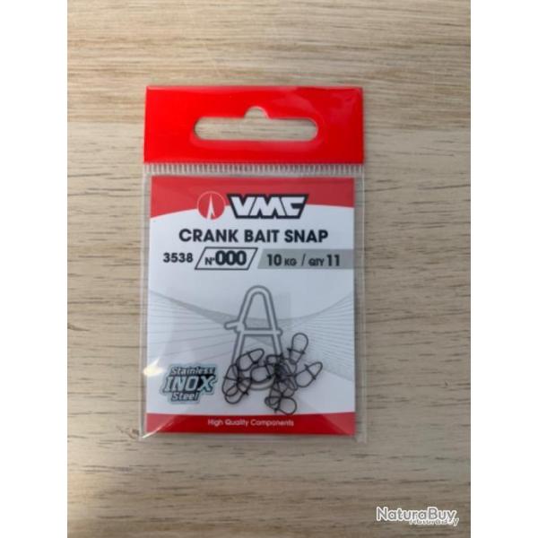 Agrafes VMC Franck bait snap 3538 n000