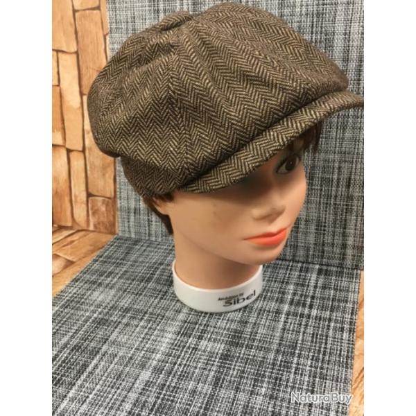 Casquette �� gavroche parisien �� teinte caf�
