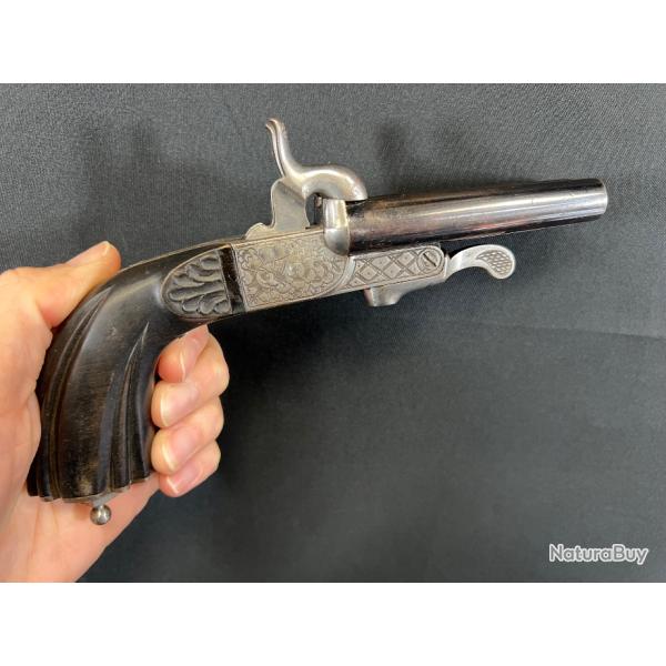 PISTOLET DE CHASSE DE V�NERIE cal 12mm � broche