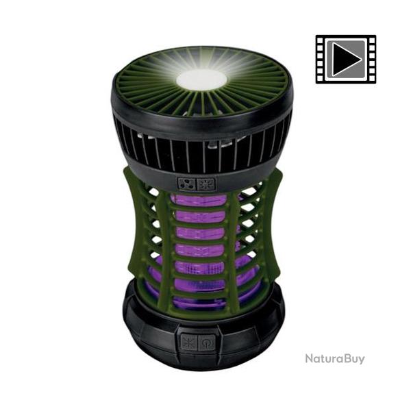 Ventilateur Holdcarp avec Lampe UV Anti-Moustique 2000mAh