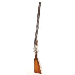 CARABINE DE CHASSE PLIANTE SUPERPOSE ARTISAN LIEGEOIS BASCULE A CLE SERPENT CALIBRE 14MM 32/65 - BEL
