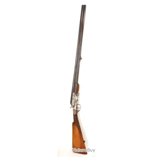 CARABINE DE CHASSE PLIANTE SUPERPOSE ARTISAN LIEGEOIS BASCULE A CLE SERPENT CALIBRE 14MM 32/65 - BEL