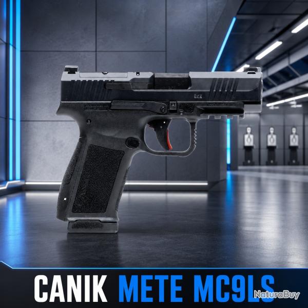 PROMOTION CANIK PISTOLET METE MC9LS 9X19 BLACK