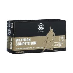 Cartouches RWS Biathlon Comp&eacute;tition - Cal. 22 LR - 2.6 g / 40 gr