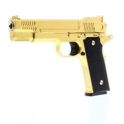 R&eacute;plique pistolet &agrave; ressort Galaxy G20 Silver full metal 0,5J