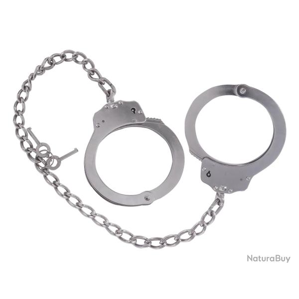 MENOTTES DE CHEVILLES EN ACIER - NICKEL�ES 45 CM