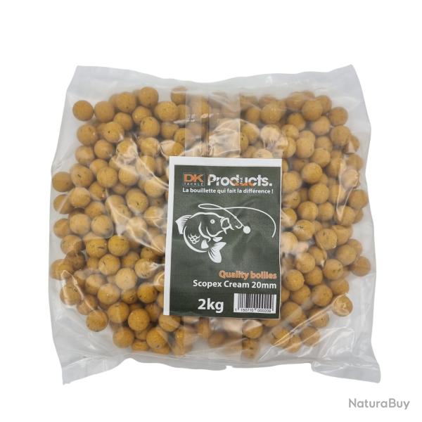 Bouillettes DK Product Quality Scopex Cream 2 kg 20mm