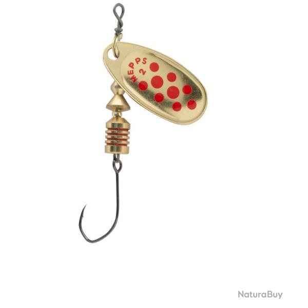 CUILLERE COMET OR POINTS ROUGES HAMECONS SIMPLES 3