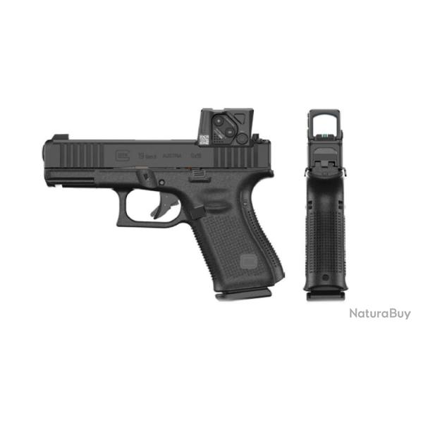 GLOCK - Pistolet Glock 19 Gen5 A-CUT COA COMBO (livr� avec Aimpoint COA) - 9X19