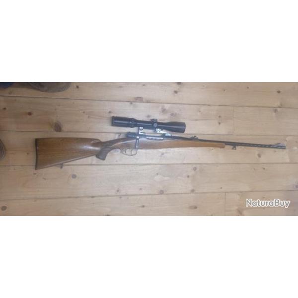 A SAISIR tr�s belle carabine artisanale orbis kranj puskarna cal 243 avec sa lunette