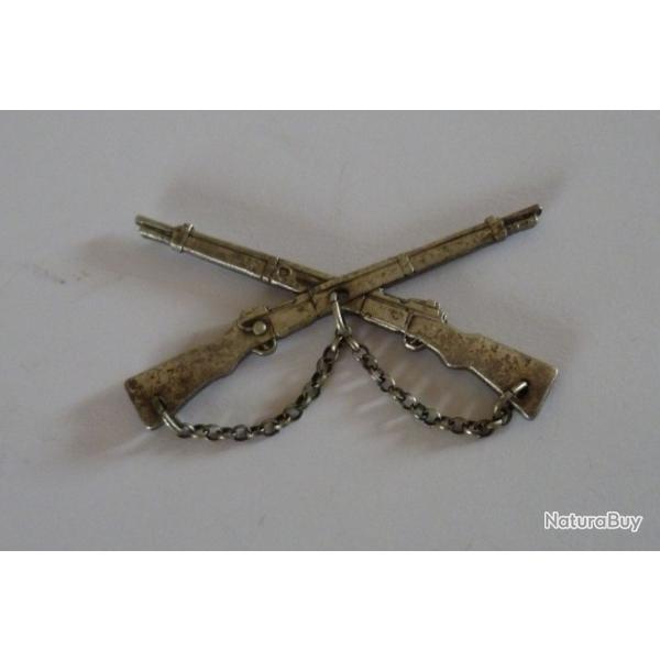 Insigne de Concours 2� Prix de Tir au fusil ou mousqueton argent�