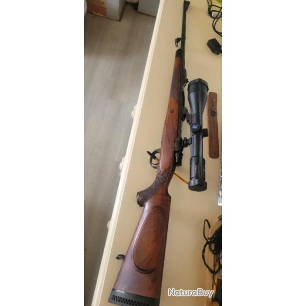 Carabine mark x  withwort faite par CZ brno pour interarms modele luxe rare et etat neuf .cal 7 RM