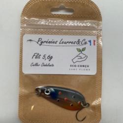 cuillere ondulante Pyr&eacute;n&eacute;es Leurres Flit 5,6g gris