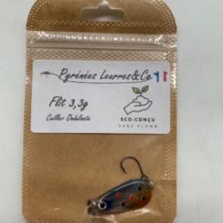 cuillere ondulante Pyr&eacute;n&eacute;es Leurres Flit 3,3g gris