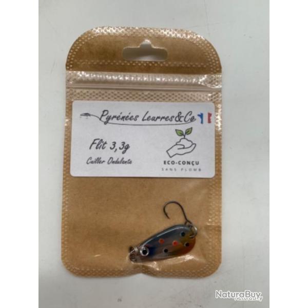 cuillere ondulante Pyr�n�es Leurres Flit 3,3g gris