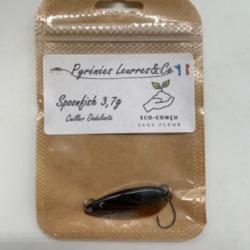 cuillere ondulante Pyr&eacute;n&eacute;es Leurres Spoonfish 3,7g noir