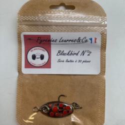 cuillere tournante Pyrénées Leurres Blackbird n2 3,3g Qbmultisport